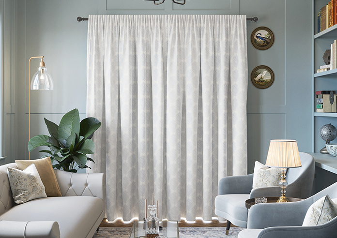 Gentle Palm, Stone - Made to Measure Curtains - Image 7